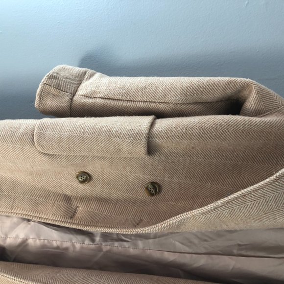 Mishow Wool Coat Knee Length Button Front Small - Picture 3 of 16